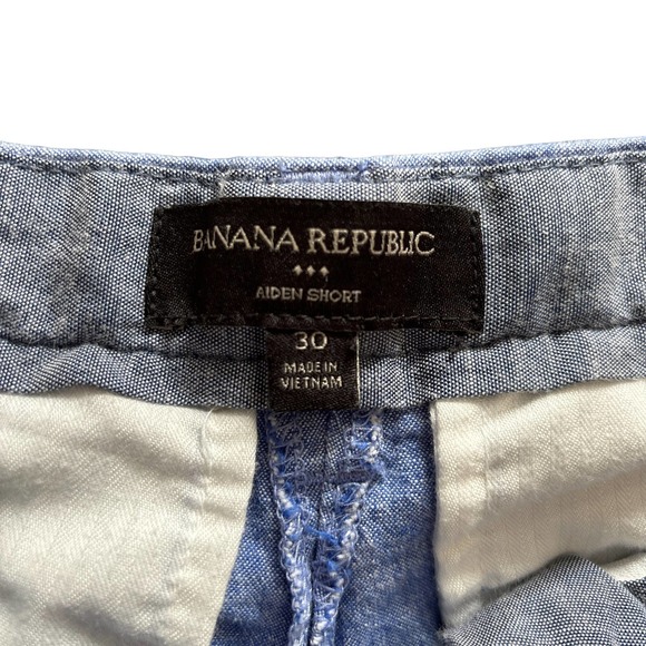 Banana Republic Men’s Aiden Short Chambray Size 30‎ EUC - Picture 3 of 4